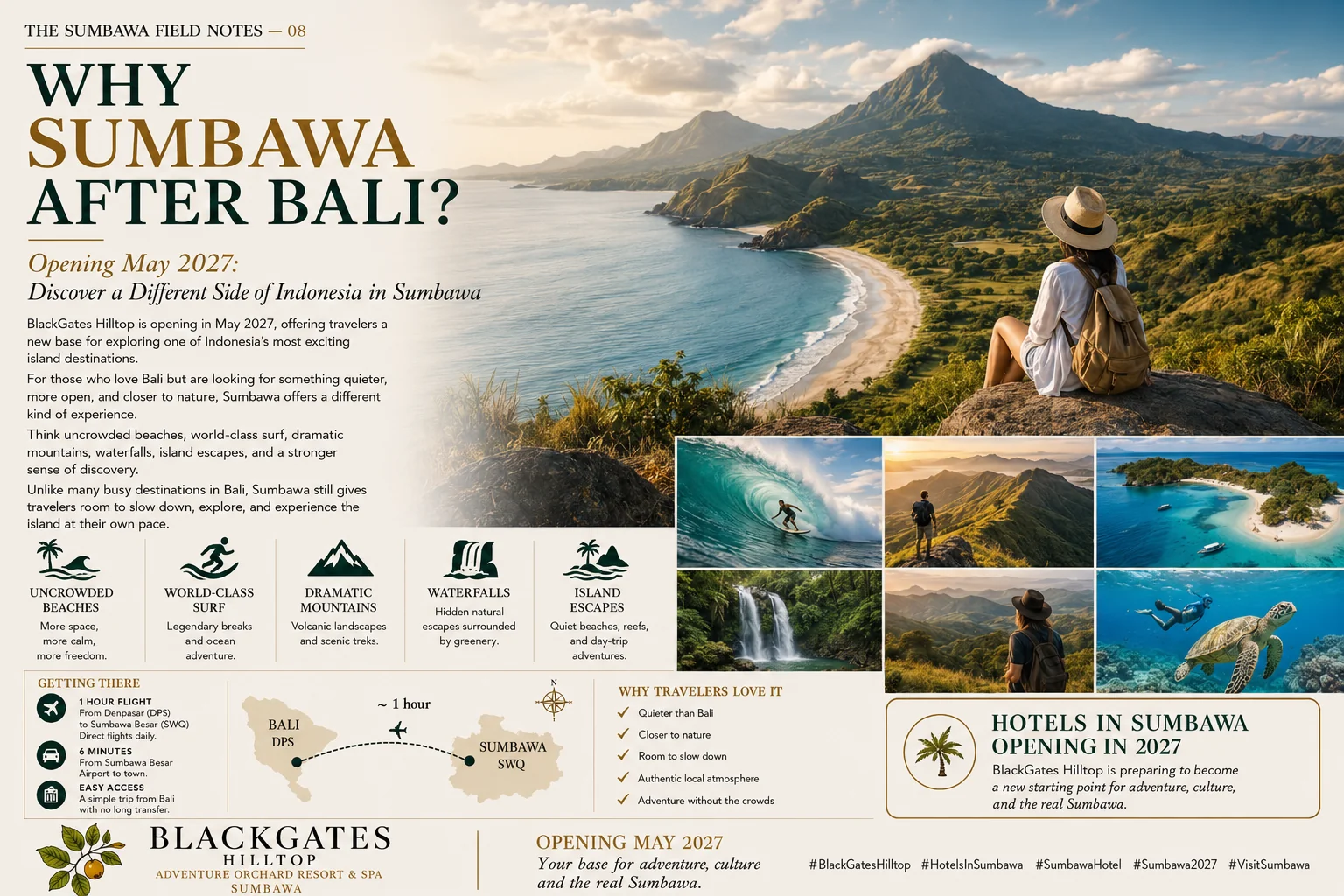 Opening May 2027 Add Sumbawa Besar After Bali A Different Side of Indonesia